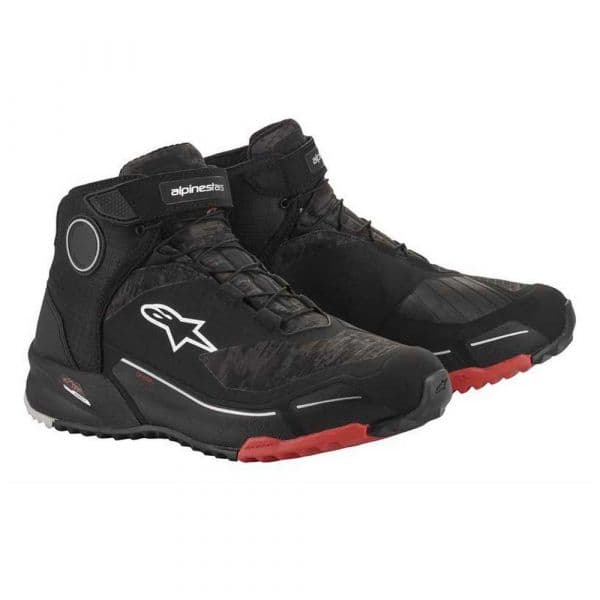 Alpinestars Botas Cr-x Drystar Riding Black Camo / Red 42 1/2