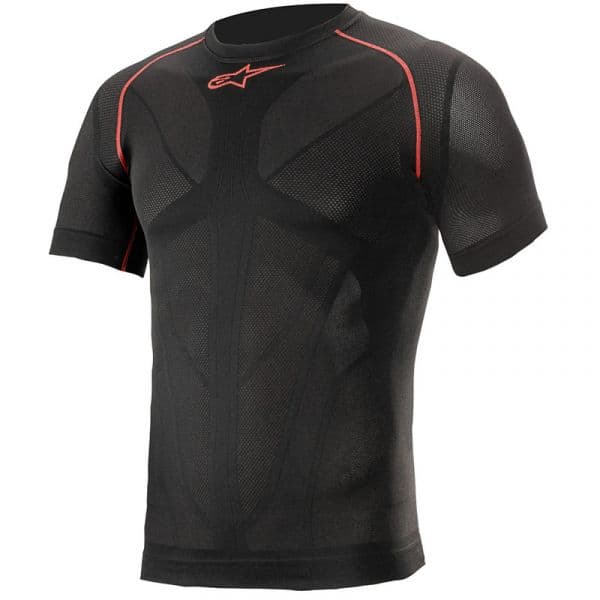 Alpinestars Térmicos Racer Tech V2 Ss Top Summer Black Red XL/2XL - 4752721-13-XL/XXL