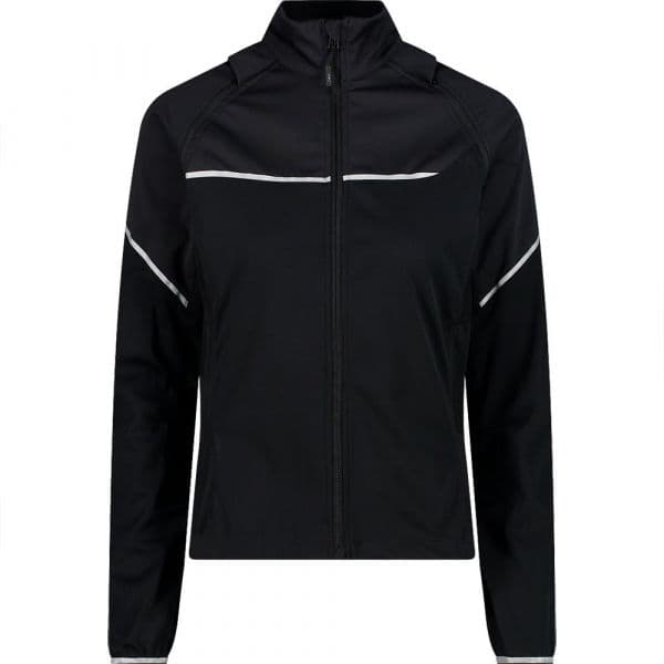 Cmp With Removable Sleeves 31a2556 Jacket Preto S Mulher