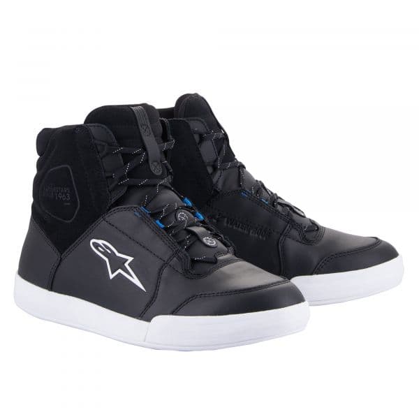 Alpinestars Botas Chrome WP Drystar Black White Blue 8