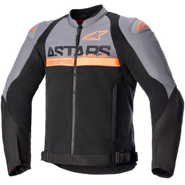 Alpinestars Casaco Smx Air Dark Gray / Black / Orange Fluo S