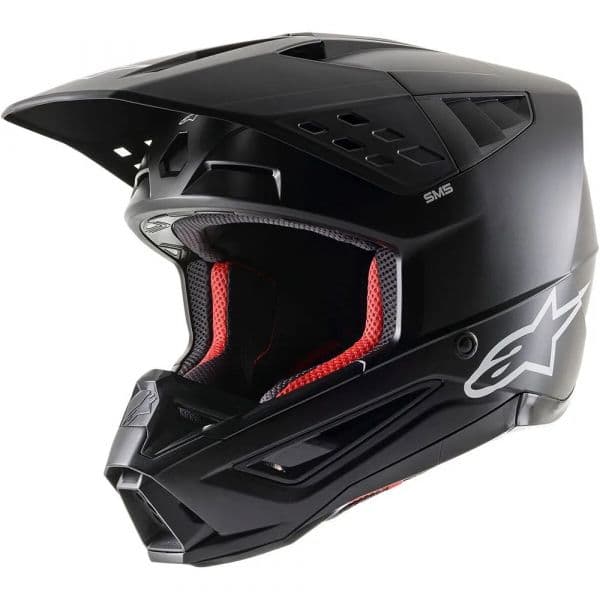 Alpinestars Capacete Off-road S-M5 ECE 22.06 Solid Black Matt
