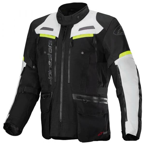 Alpinestars Casaco Bogotá Pro Drystar® Black / Ice Grey / Yellow M