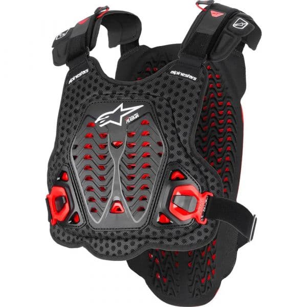 Alpinestars Colete de Proteção A-5 Plasma Preto / Vermelho / Branco XS/S