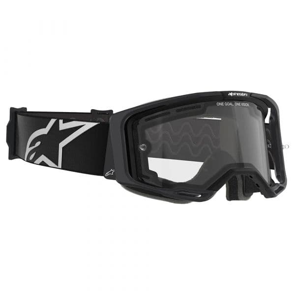Alpinestars Óculos Off-road Vision 8 Corp Dual Pane Black/Clear Lens
