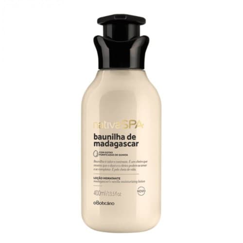 Loção Hidratante Nativa Spa Baunilha de Madagáscar 400ml