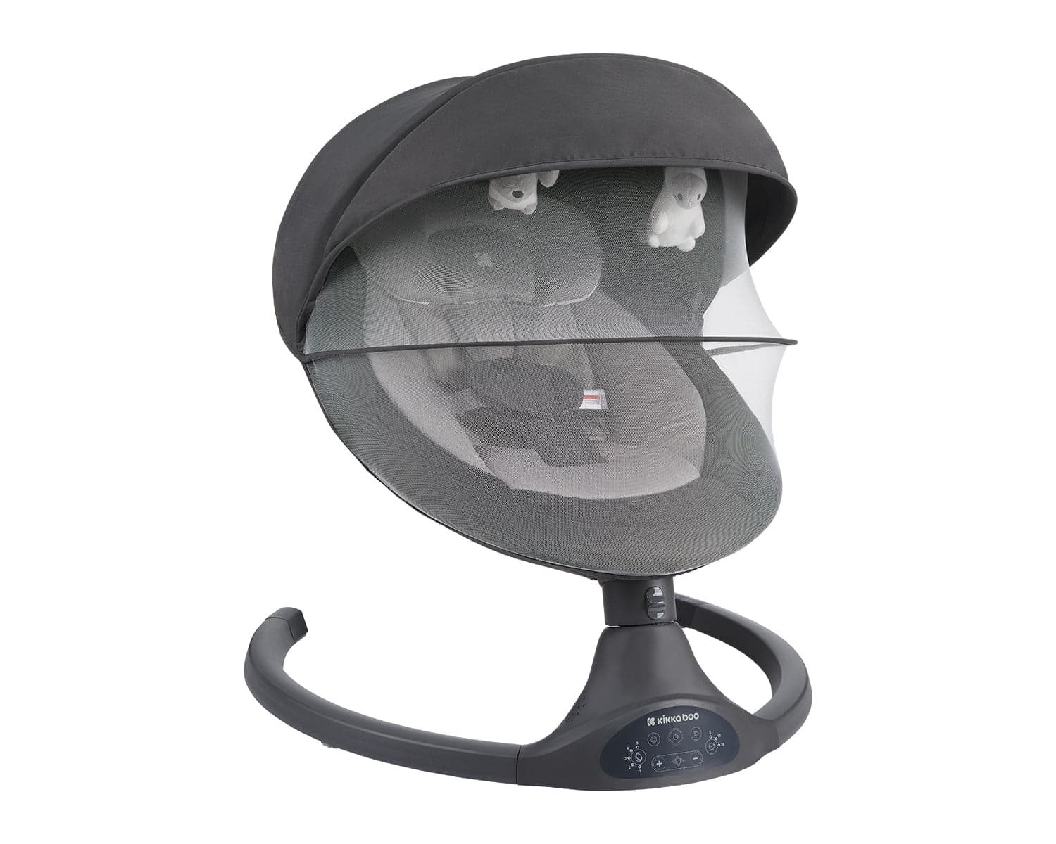 Espreguiçadeira lado a lado Codie Dark Grey Kikkaboo