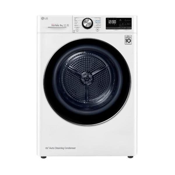 Máquina de Secar Roupa LG RC80V9AV2W 8Kg Classe C