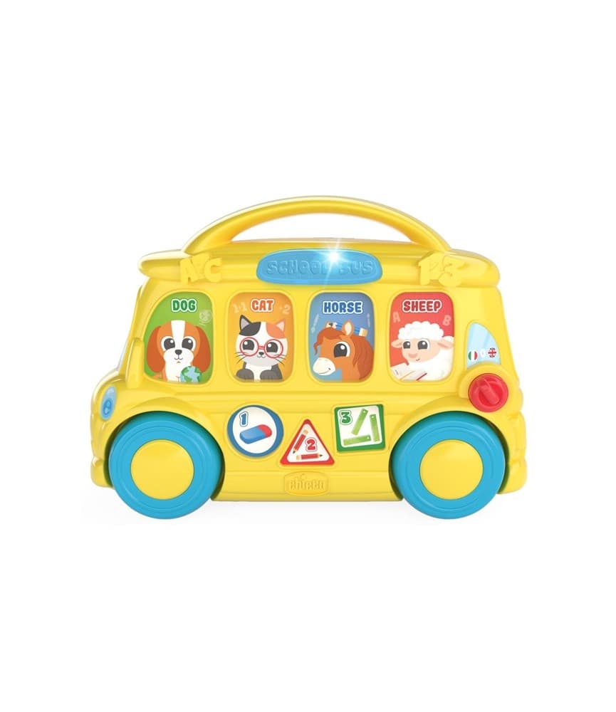 Autocarro Escolar Dos Animais Bilingue PT/EN Chicco