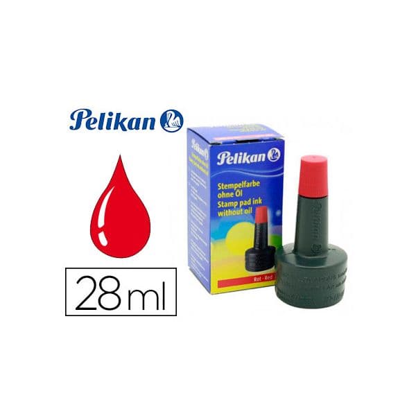 Pelikan Tinta p/ Carimbos 4K 28ml Vermelho
