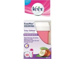 cera veet depilatória pernas roll on elétrico manteiga de karité recarga un