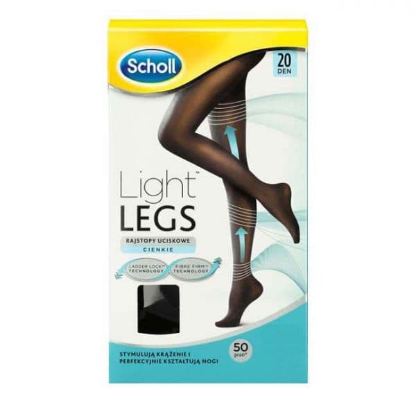 Dr. Scholl Light Legs Collant Compressão 20Den Preto L