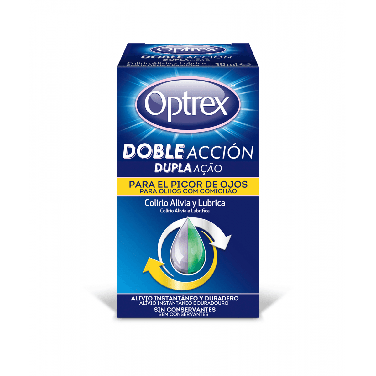 OPTREX COLIRIO DUPLA AÇÃO OLHOS COMICHÃO 10ML