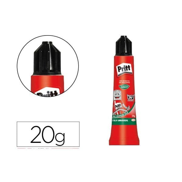 Pritt Cola Universal Sem Solventes Transparente 20g Caixa 20 Unidades