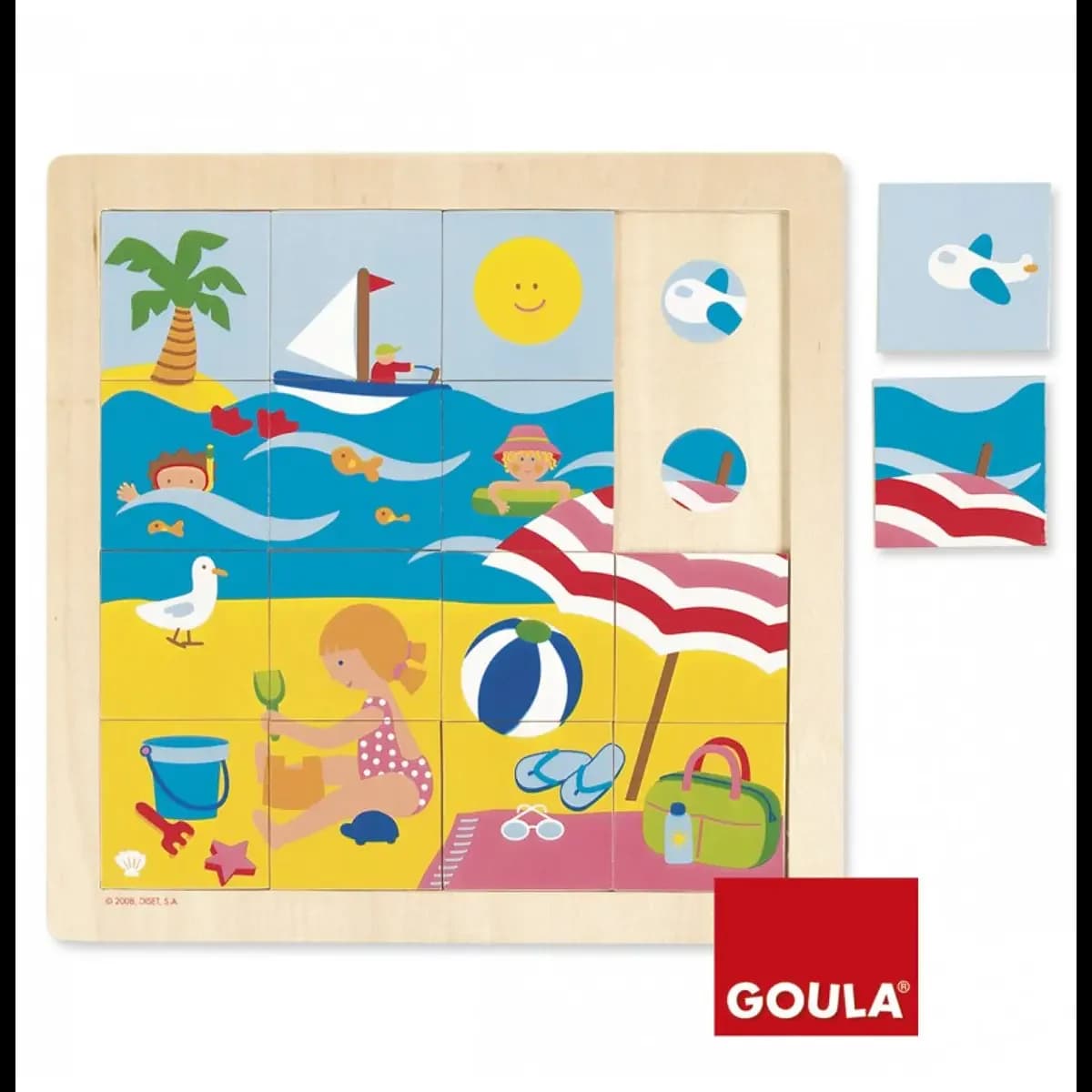 Goula Puzzle Verão 16 peças - 53086