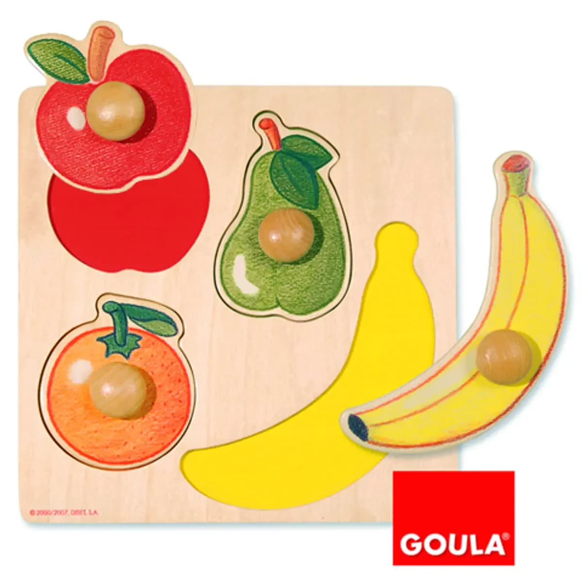 Goula Puzzle Frutas 4 peças - 54000