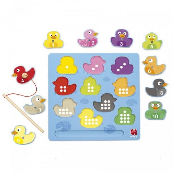 Goula Puzzle Madeira Magnético 11 Peças Patos Mágicos