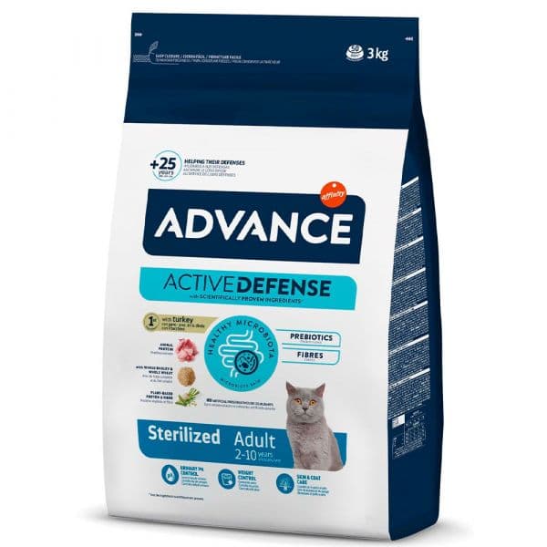 Advance Adult Sterilized Turkey & Barley Cat 3Kg