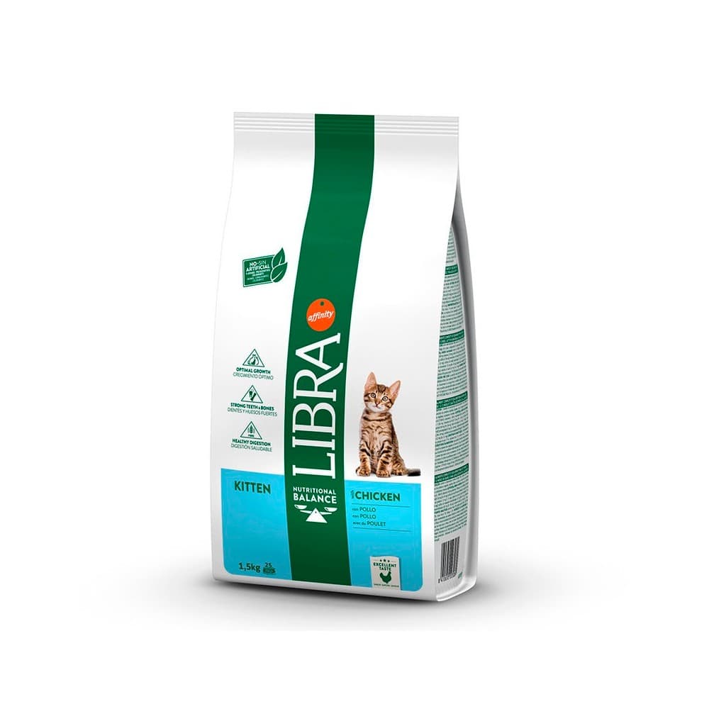 Libra Kitten Frango 1,5kg Ração Seca para Gatinhos - Campet
