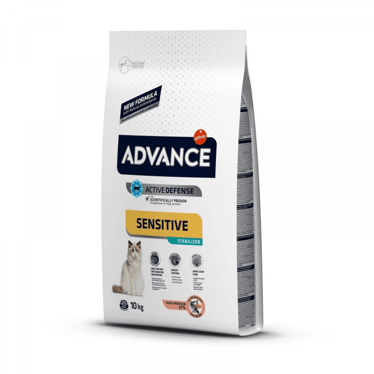 Advance Adult Sterilized Sensitive Salmon & Barley Cat 10Kg