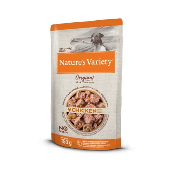 Ração Húmida Nature's Variety Original No Grain Mini Paté Chicken 150g