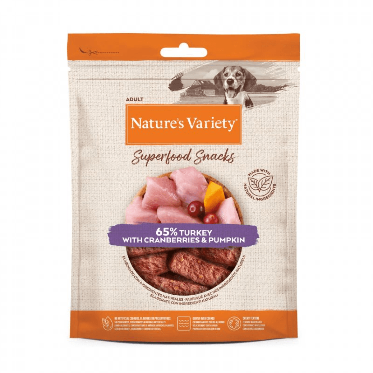 Nature's Variety Superfood Snack Peru & Arando & Abóbora 85g