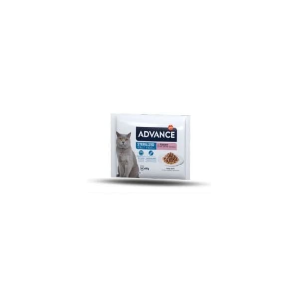 Ração Húmida Advance Cat Wet Sterilized Turkey 4x85g
