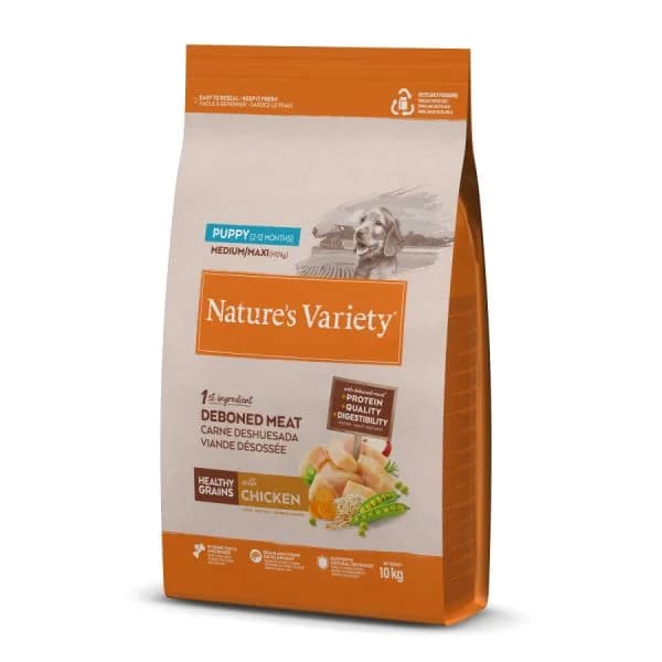 Nature's Variety Cão Grain Médio Puppy Frango 3Kg