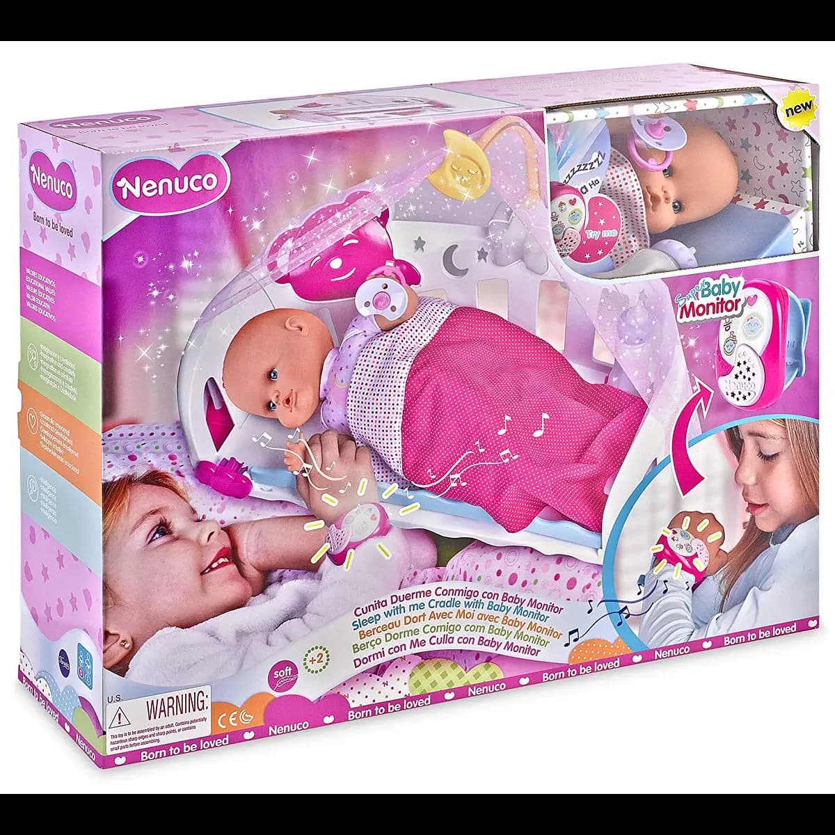 Nenuco Berço Dorme Comigo com Baby Monitor