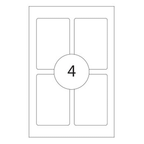 Apli 40 un. Etiquetas 53x82mm 10Fls Branco - APL01659