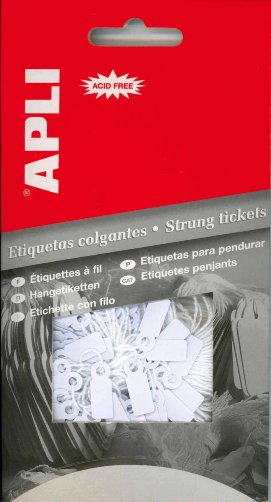 Etiquetas Autocolantes 22x35 mm Escrita Manual com Fio Apli