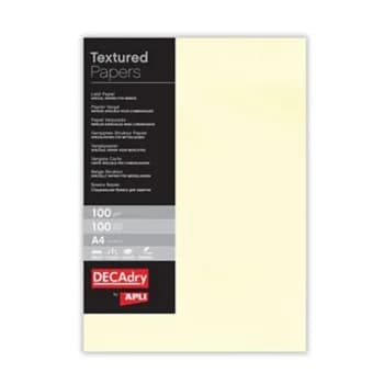 Apli Papel Verge 12369 A4 100g Creme 100 Folhas