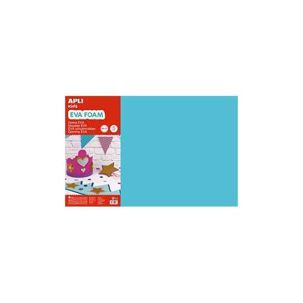 Placa de Cor Musgami 40x60cm 2mm 5 Folhas Azul Claro - APL12764