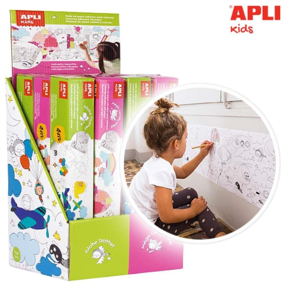 ApliKids Rolo Cola e Pinta 2 Desenhos EXP12