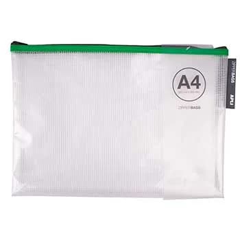 Bolsa A4 com Fecho Correr Plástico APLI