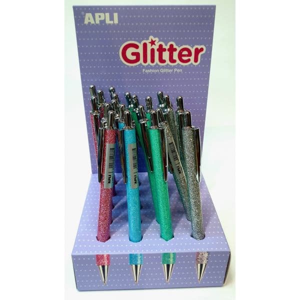 Apli Esferográfica Glitter 1 Un.