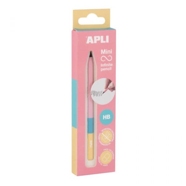 Apli Lápis infinito Mini HB Rosa 19962