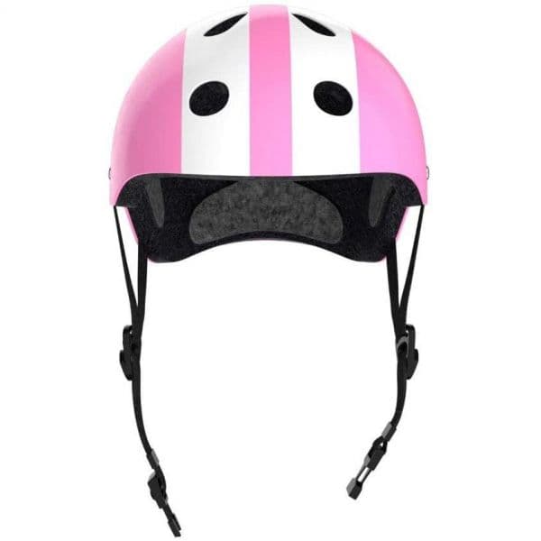 Moltó Capacete Infantil Rosa E Branco