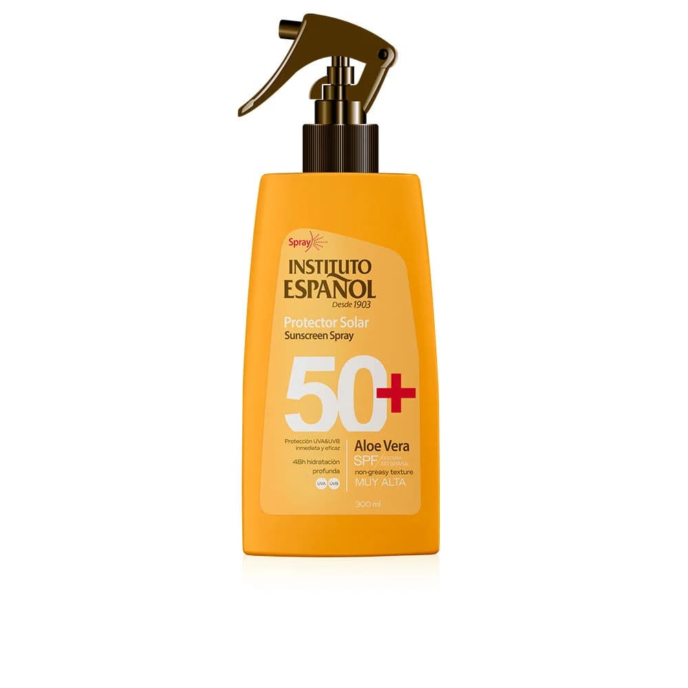 Spray protetor solar de aloe vera FPS 50+