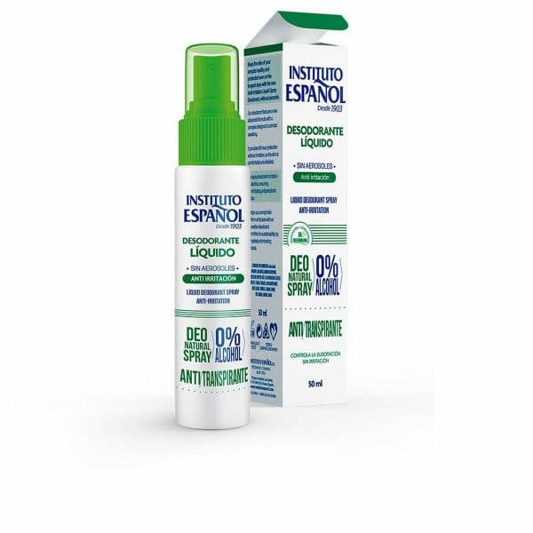 Instituto Español Desodorizante Spray Líquido Anti-irritação Anti-transpirante 50ml