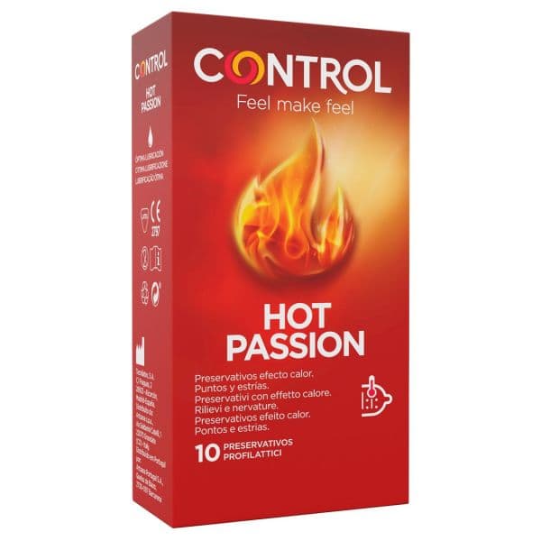 Control Preservativos Hot Passion 10 Unidades