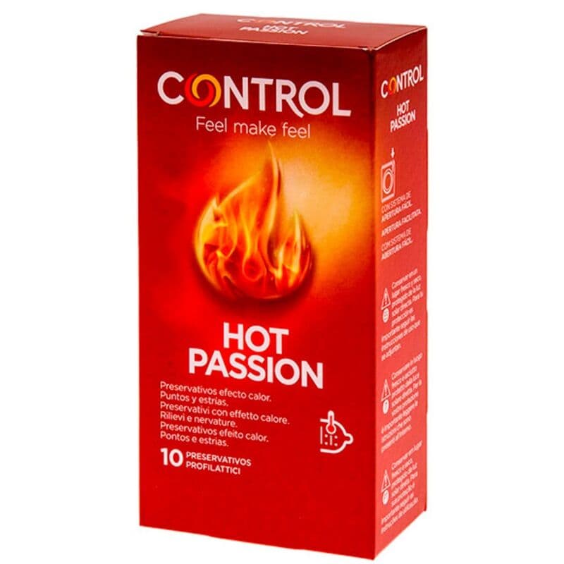 Control Preservativos Hot Passion 10 Unidades