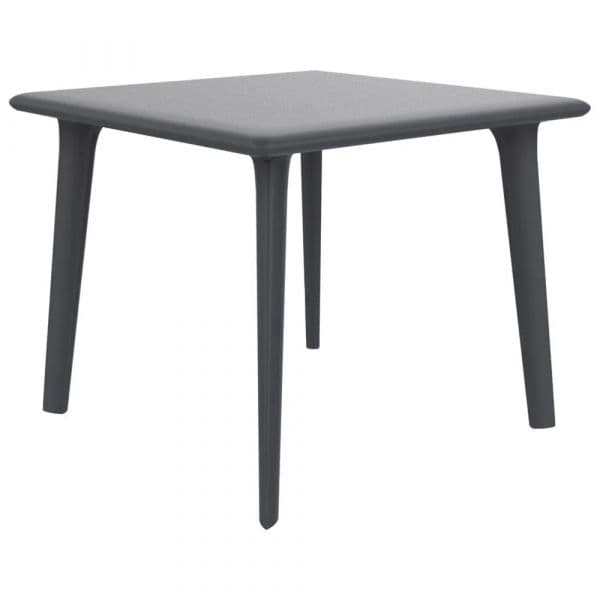 Resol Mesa Dessa Quadrada 90x90 cm Cinzento Escuro