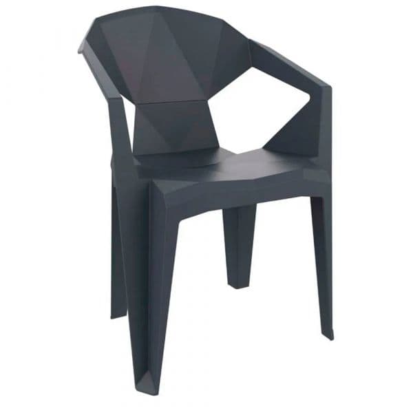 Garbar Poltrona Delta Cinzento Escuro