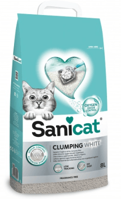 Sanicat Areia Aglomerante Clumping White 10L