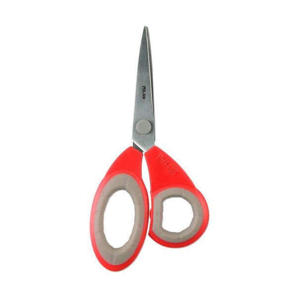Tesoura de Escritório Milan Vermelha 19cm 64120
