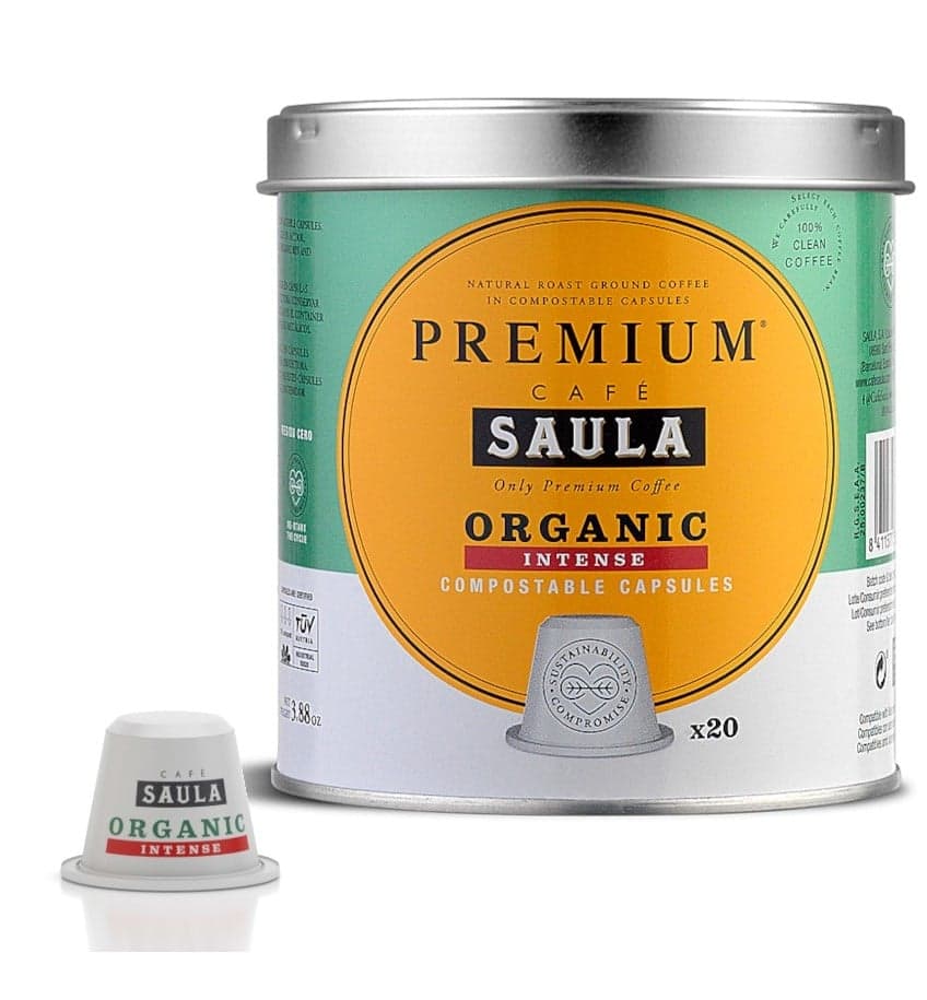 SAULA Cápsulas de Café Intenso 20 Cápsulas