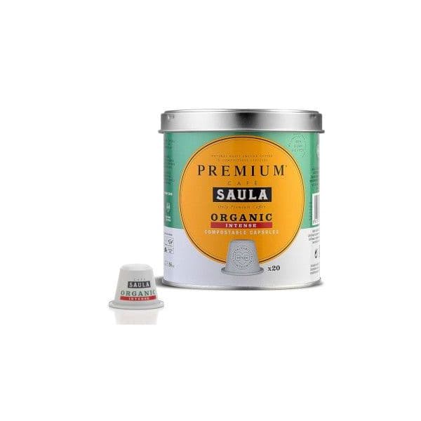 SAULA Cápsulas de Café Intenso 20 Cápsulas