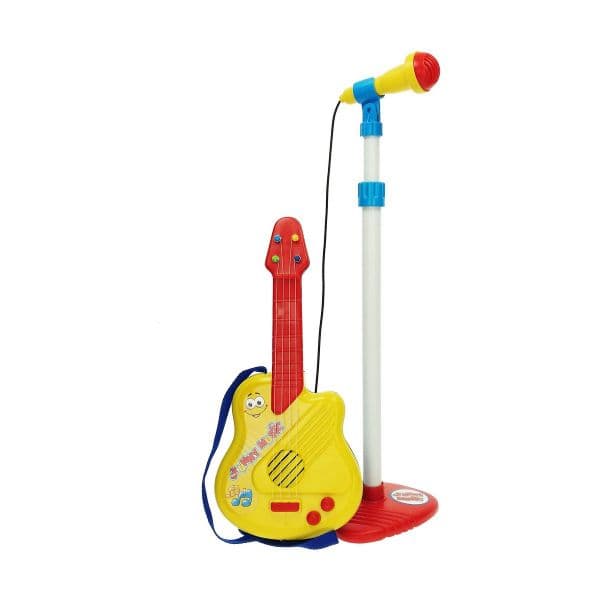 Reig Musicales Guitar And Micro First Set Amarelo