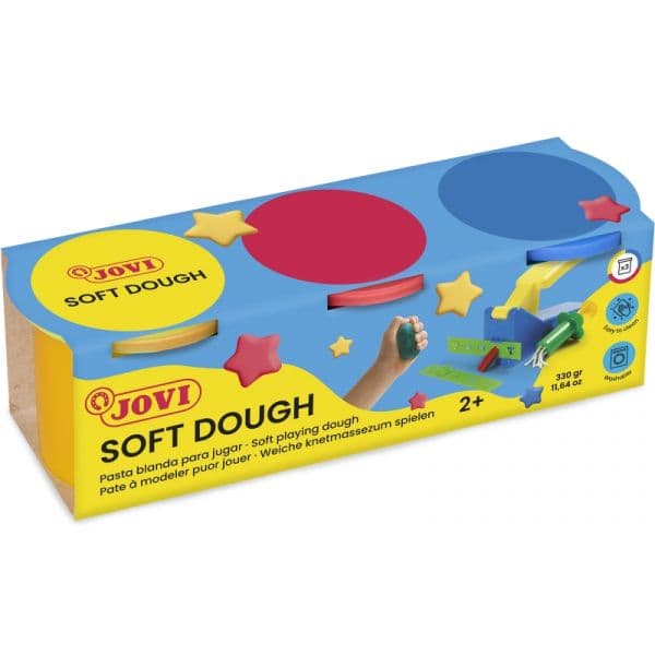 Jovi Pasta de Modelar Blandiver 3 Cores
